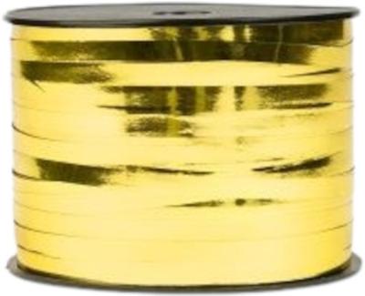 Krullint 250mx5mm metallic goud