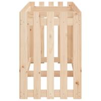 Plantenbak verhoogd met hekontwerp 200x50x70 cm grenenhout - thumbnail