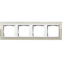 Gira Event Clear Zand / Zuiverwit 4-voudig - thumbnail