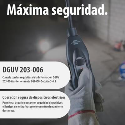 Brennenstuhl 1160210 Tussenschakelaar voor persoonsbescherming PRCD-S Zwart IP44