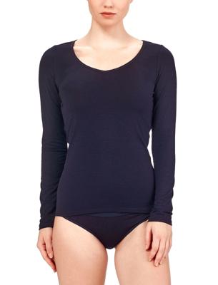 Icebreaker Siren LS Sweetheart Thermoshirt Dames Black S