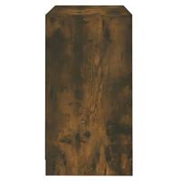 Dressoir 70x41x75 cm bewerkt hout gerookt eikenkleurig - thumbnail