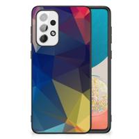 Samsung Galaxy A73 Backcover Polygon Dark - thumbnail