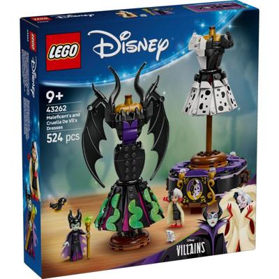 LEGO disney 43262 de jurken van maleficent en cruella de vil