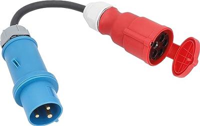 AS Schwabe 61375 Stroom Adapterkabel 32 A Zwart 0.3 m H07RN-F 3G 6 mm² AS Schwabe 61375 Stroom Adapterkabel 32 A Zwart 0.3 m H07RN-F 3G 6 mm²