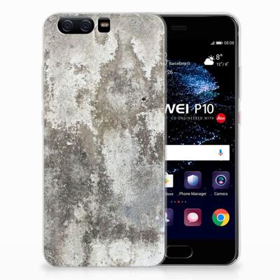 Huawei P10 | TPU | Siliconen hoesje | Beton Print Huawei P10 | TPU | Siliconen hoesje | Beton Print