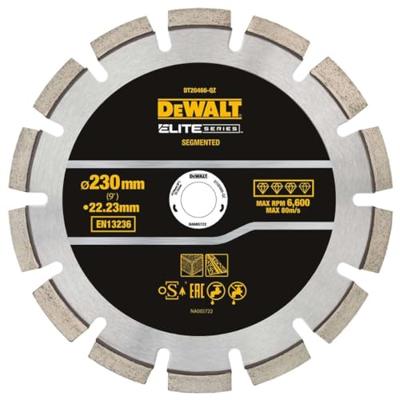 DeWalt DT20466-QZ Elite Diamantblad | Gesegmenteerd | 230 mm |Asfalt - DT20466-QZ DeWalt DT20466-QZ Elite Diamantblad | Gesegmenteerd | 230 mm |Asfalt - DT20466-QZ