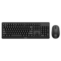 Toetsenbord en draadloze muis Philips Zwart Qwerty US - thumbnail