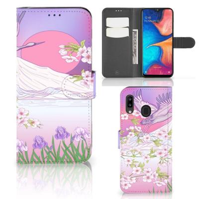 Samsung Galaxy A30 | Telefoonhoesje | Met pasjeshouder | Bird Flying