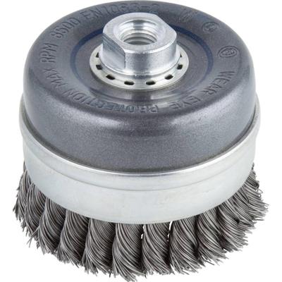 Wolfcraft Komborstel | Gevlochten | M14 | Ø90mm | 1 stuk - 2150000 Wolfcraft Komborstel | Gevlochten | M14 | Ø90mm | 1 stuk - 2150000