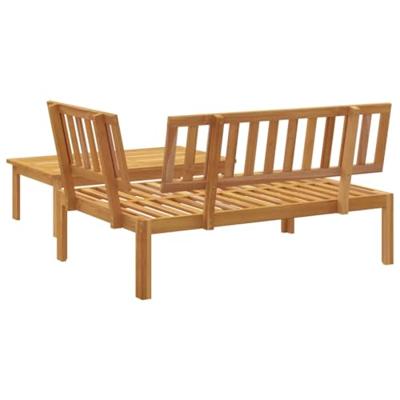 2-delige Loungeset pallet massief acaciahout - thumbnail