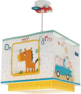 Dalber Kinderkamer hanglampMy Farm geel met wit - 63402