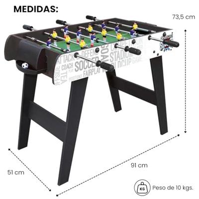 Tafelvoetbal voor Kinderen PL0391 91 x 50,8 x 73,5 cm Hout MDF