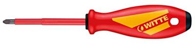 Elektricienschroevendraaier WITTE MAXX VDE Pozidriv PZ 200 mm Elektricienschroevendraaier WITTE MAXX VDE Pozidriv PZ 200 mm