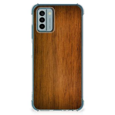 Nokia G22 Stevig Telefoonhoesje Donker Hout Nokia G22 Stevig Telefoonhoesje Donker Hout