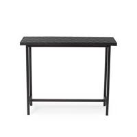 Warm Nordic Herringbone Console Table zwart - thumbnail