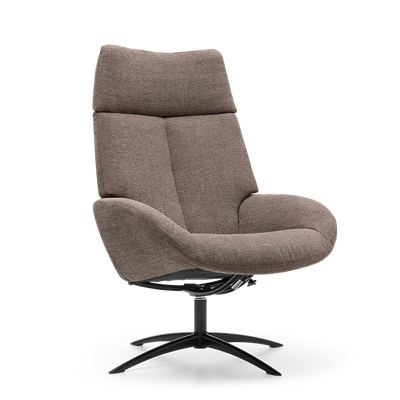 Fauteuil K-100 Lichtbruin Stof Fauteuil K-100 Lichtbruin Stof