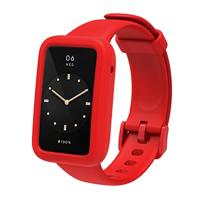 Siliconen sportbandje met case - Rood - Xiaomi Smart band 7 Pro - thumbnail