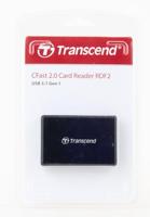 Transcend RDF2 Externe geheugenkaartlezer USB-A 3.1 Gen 1 Zwart - thumbnail