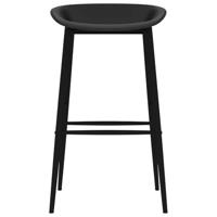 Barstoelen 2 st zwart - thumbnail