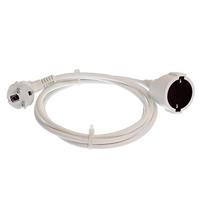 AS Schwabe 50511 Stroom Verlengkabel 16 A Wit 5.00 m H05VV-F 3G 1,5 mm² - thumbnail