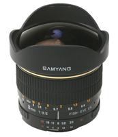 SAMYANG 7616 Fisheye II DSLR Canon F 3.5/8 mm focuslens, zwart - thumbnail