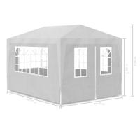 VidaXL Partytent 3x4 m wit - thumbnail
