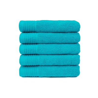 The One Handdoek 450 gram 50x100 cm Turquoise (5 stuks)