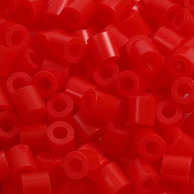 NABBI Strijkkralen, afm 5x5 mm, gatgrootte 2,5 mm, medium, lichtrood (32225), 1100 stuk/ 1 doos
