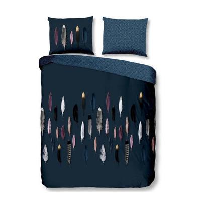 Good Morning Dekbedovertrek "veren" - Blauw - (240x200/220 cm) - Katoen Good Morning Dekbedovertrek "veren" - Blauw - (240x200/220 cm) - Katoen