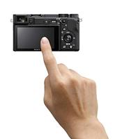 Sony Alpha 6400 E-Mount Systeemcamera, 24 Megapixels, 4K Video, 180° Klapscherm, 0.02 Sec. Real-Time Autofocus Met 425 Contrast Af-Punten, Xga Oled-Zoeker, Inclusief L-Kit 16-50 Mm Objectief, Zwart - thumbnail