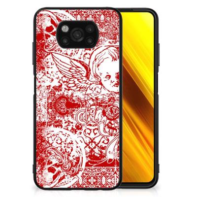 Telefoonhoesje Xiaomi Poco X3 | X3 Pro Angel Skull Rood