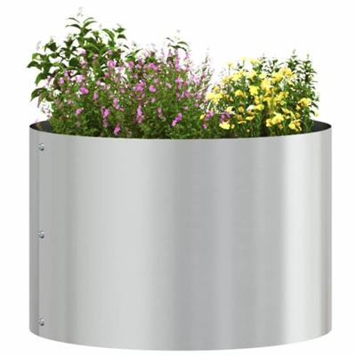 VidaXL Plantenring zilver 30 x 30 x 20 cm gegalvaniseerd staal VidaXL Plantenring zilver 30 x 30 x 20 cm gegalvaniseerd staal