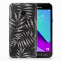 Samsung Galaxy Xcover 4 | Xcover 4s | TPU Case | Leaves Grey - thumbnail