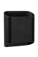 Lucide ATILA - Wandlamp Binnen/Buiten - LED Dimb. - 2x5W 2700K - IP65 - Zwart - thumbnail