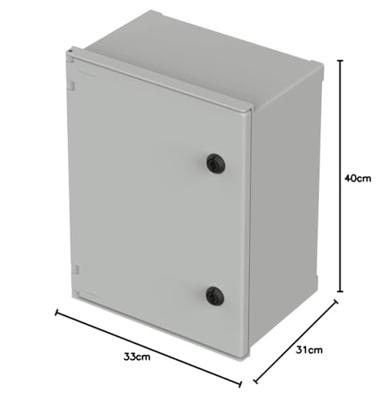 Bopla Polysafe PS 432 Schakelkast 400 x 300 x 200 Polyester Grijs-wit (RAL 7035) 1 stuk(s)