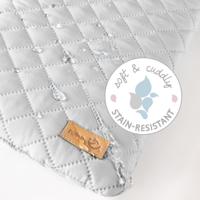 Verschoontafel - ROBA - Voor wasmachine - Inclusief grijze 'Roba Style' matras - Wit hout - thumbnail