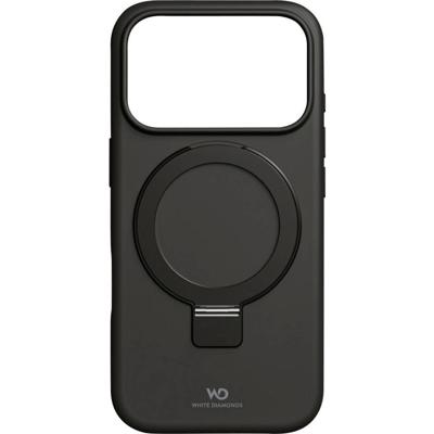 White Diamonds Mag Urban Stand Case Cover Apple iPhone 17 Pro Zwart MagSafe compatible