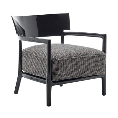 Kartell Cara Fauteuil Fancy - Zwart/Beige Kartell Cara Fauteuil Fancy - Zwart/Beige