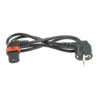 ACT AK5263 230V Stroomkabel CEE7/7 (Haaks)/C13 (Haaks Rechts) Lockable Zwart - 3 meter - thumbnail