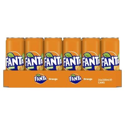 Frisdrank fanta orange blik 330ml
