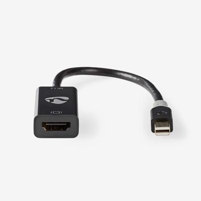 Mini-DisplayPort - HDMI-kabel | Mini-DisplayPort male - HDMI-uitgang | 0,2 m | Antraciet