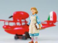 Porco Rosso model kit with figure 1/72 Savoia S.21F Version 2 & Fio - thumbnail