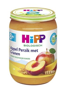 Hipp Appel Perzik Granen Bio (190g) Hipp Appel Perzik Granen Bio (190g)