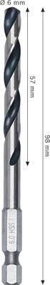 Bosch Accessoires Metaalboor HSS PointTeQ | 6.0 mm - 2608577874