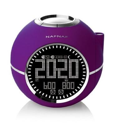 NAF NAF Electronique DNI013PUR Wekkerradio met tijdprojectie