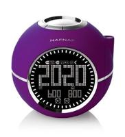 NAF NAF Electronique DNI013PUR Wekkerradio met tijdprojectie - thumbnail