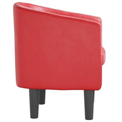 Kuipstoel kunstleer rood Kuipstoel kunstleer rood