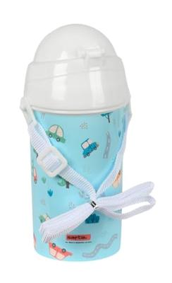 Waterfles Safta Coches Blauw PVC 500 ml Waterfles Safta Coches Blauw PVC 500 ml