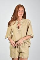 Marant Etoile blouse Shana HT0586FB-D1J04E sahara - thumbnail